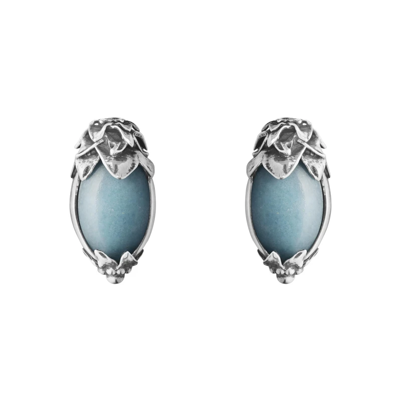 HERITAGE系列_2026年度純銀藍石英耳夾_建議售價11,500元