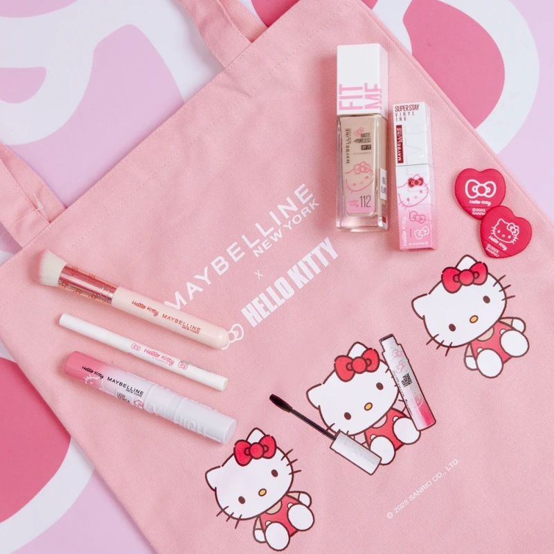 媚比琳x Hello Kitty滿額贈當中有超可愛的聯名帆布包。