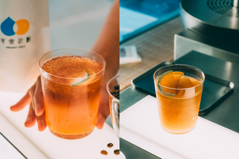 咖啡與可樂雪泥。