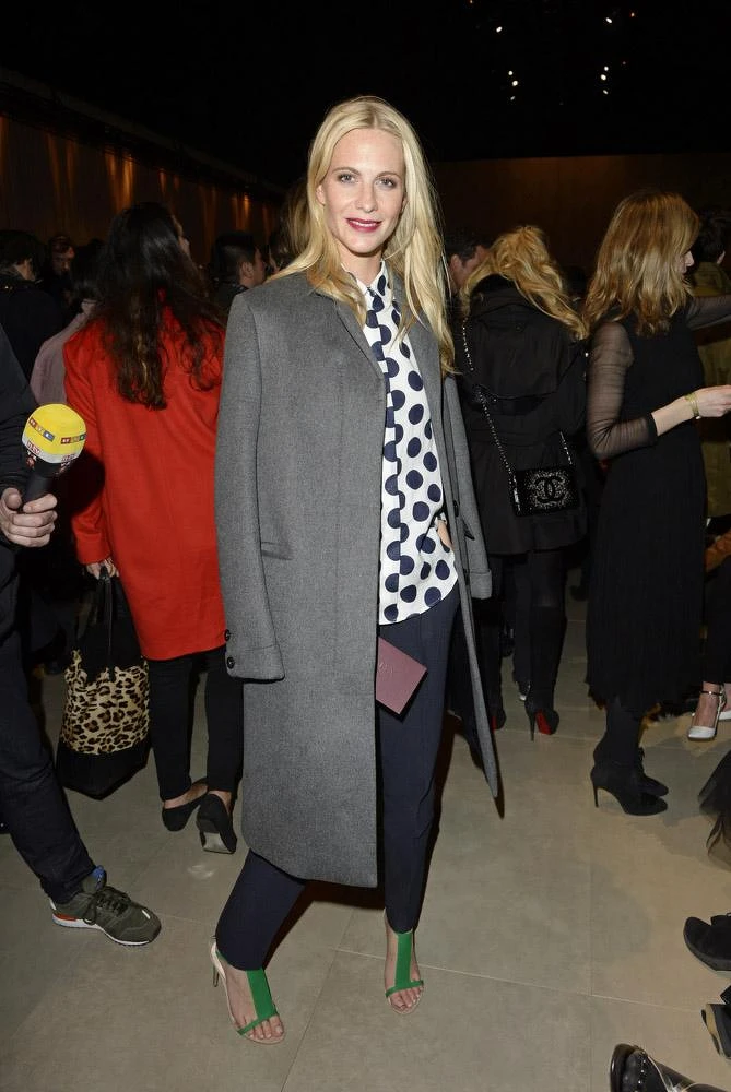 Poppy Delevingne wearing Burberry