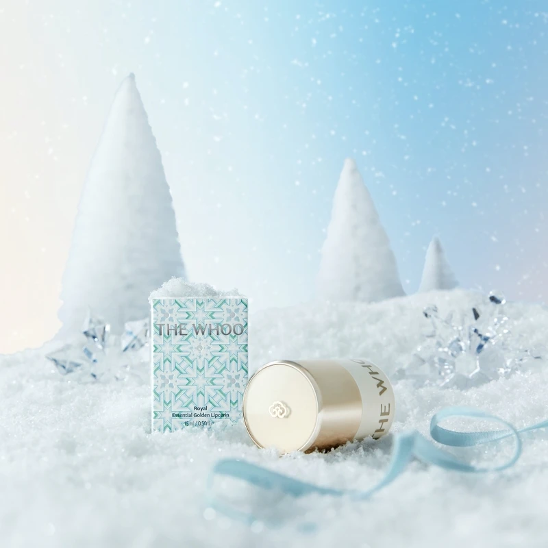 THE WHOO后純金修護唇萃雪漾限定禮盒，NT999