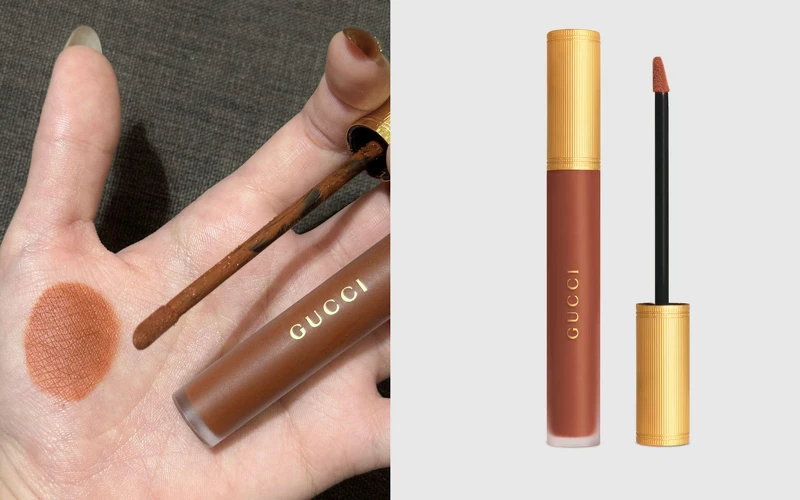 GUCCI 傾色雲霧唇釉 #308，NT1,700