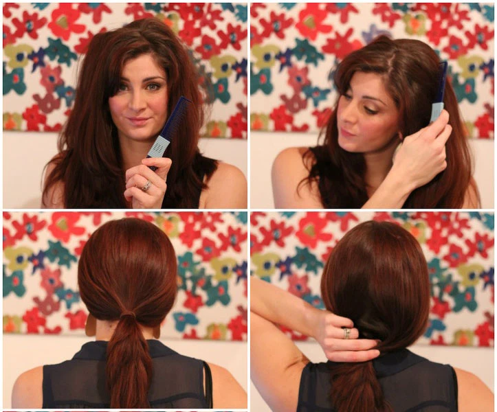 氣質盤髮整理步驟