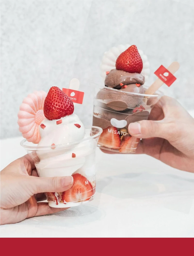 雪白の恋人有牛奶冰淇淋跟巧克力牛奶冰淇淋可選擇（圖片來源／@misato.machitea_tp IG）