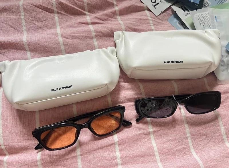 Blue Elephant的眼鏡盒袋。Photo/小紅書@來包辣條ㄦ