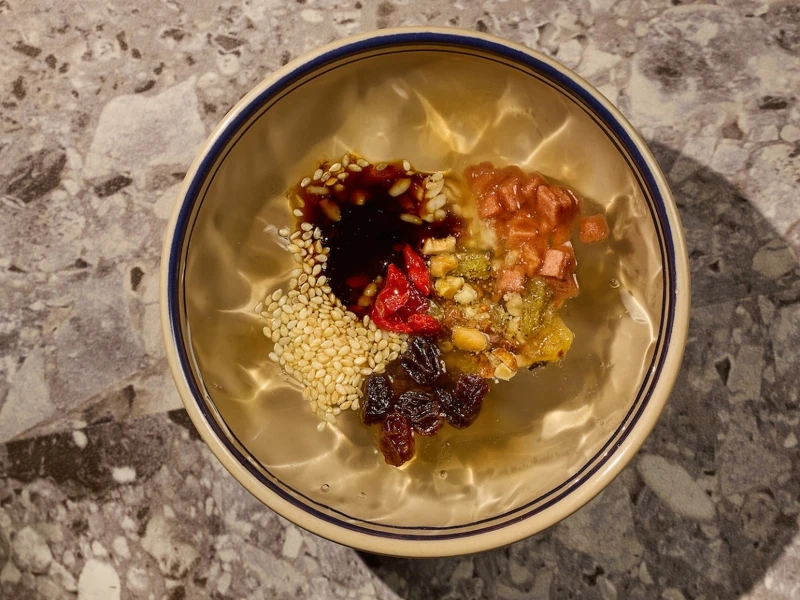 甜點「成都冰粉」。 甜點「成都冰粉」。