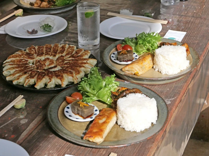 以在地食材製作的餐點，相當豐盛。