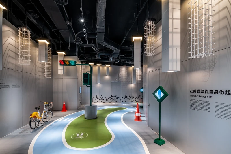 「自行車文化探索館」。 「自行車文化探索館」。