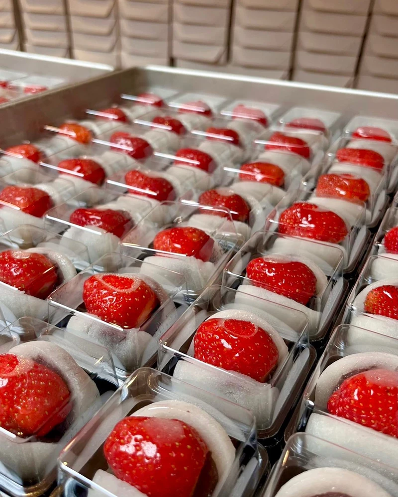 滋養和菓子的「草莓大福」堅持手工現作，且每日數量有限（圖片來源／@滋養和菓子 FB）