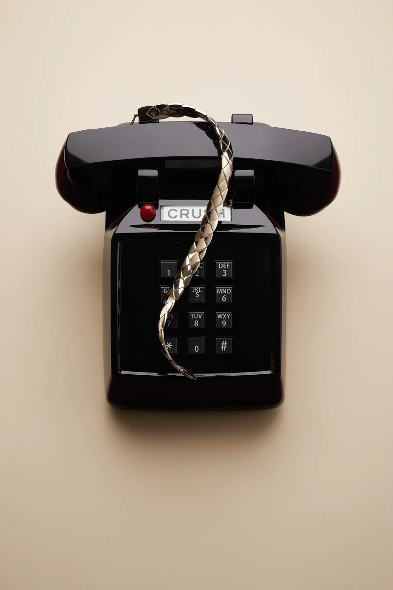 COCO CRUSH柔軟頸鍊_18K BEIGE米色金