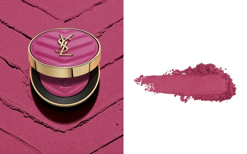 YSL 限量炫耀閃粉系列:恆久完美透膚煙染腮紅#66緋紅星塵,NT2,300 YSL 限量炫耀閃粉系列:恆久完美透膚煙染腮紅#66緋紅星塵,NT2,300