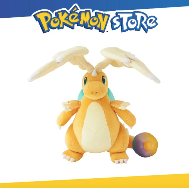 超級快龍毛絨玩具比日本整整早了近一個月，令臺灣寶可夢玩家興奮不已（圖片來源／PChome的Poke?mon Store寶可夢旗艦館）