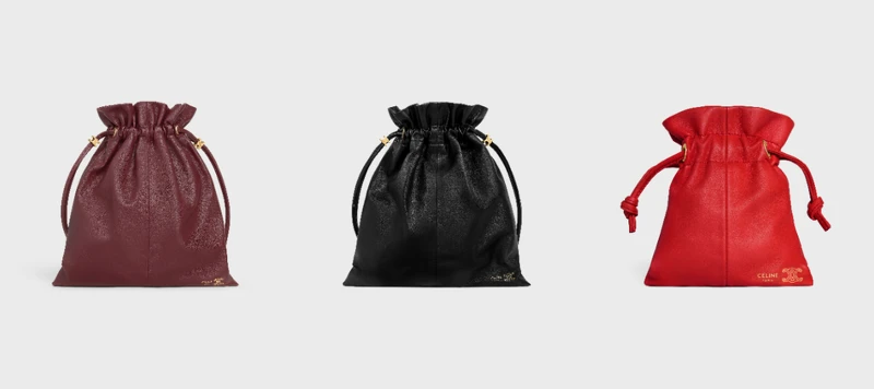 CRYSTAL羊皮革手袋，各NT67,000。