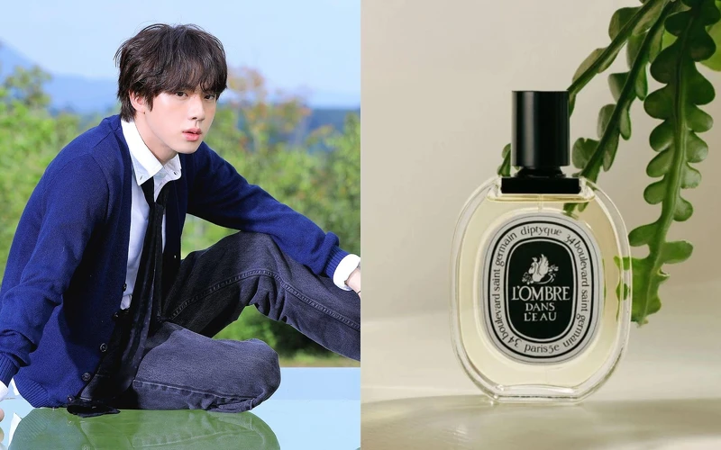 BTS Jin 同款香水：Diptyque L&rsquo;Ombre Dans L&rsquo;Eau 影中之水淡香水，50ml NT4,000、100ml NT5,500