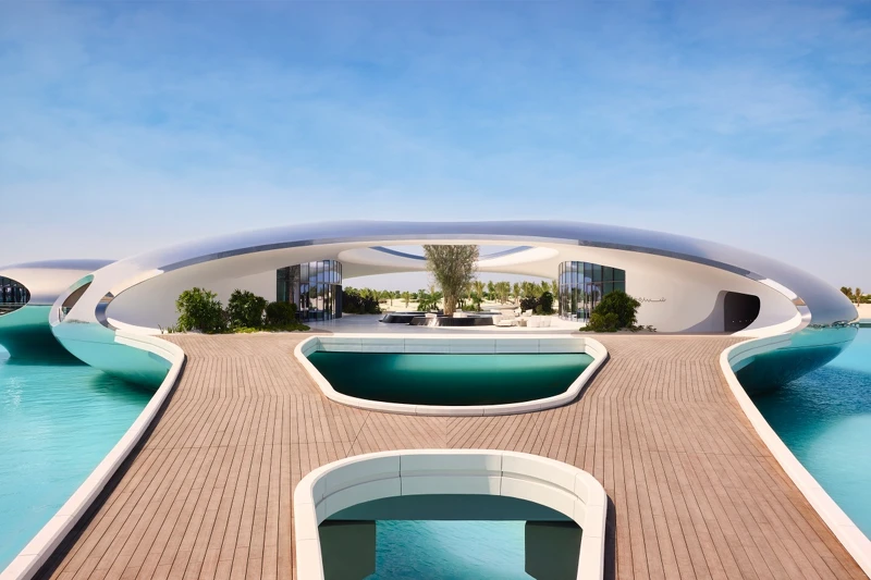 前衛的造型來自於海洋。