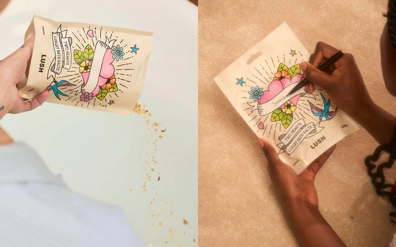 LUSH 心心相印浴鹽，NT750