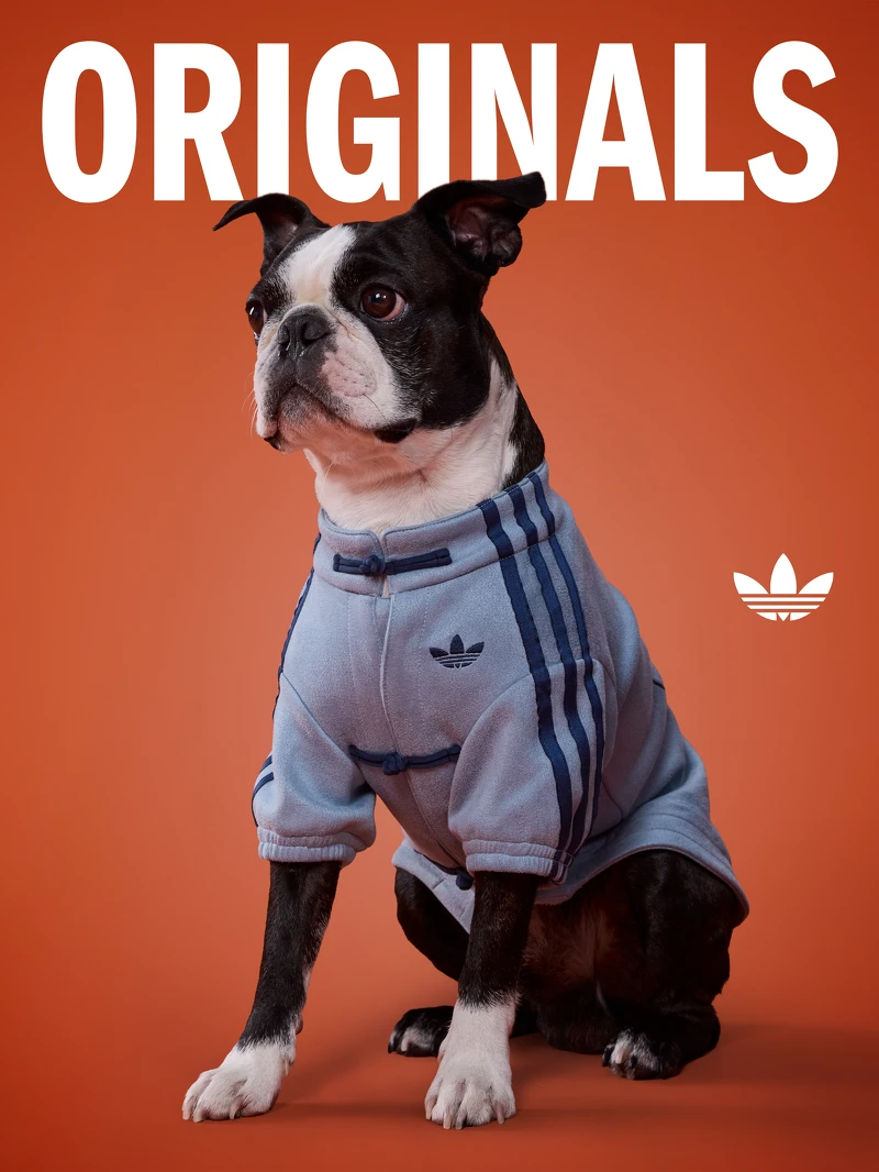 adidas Originals寵物新中式外套，NT$1,690。
