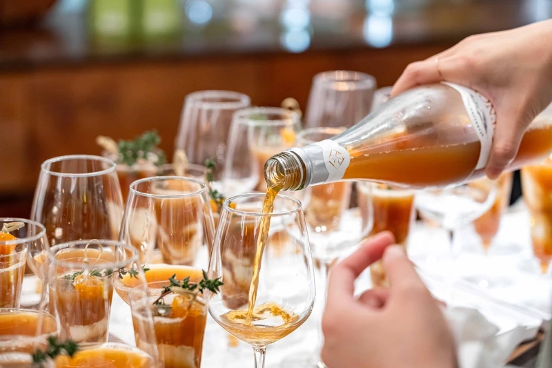 「曾的茶」新產品發佈會現場。