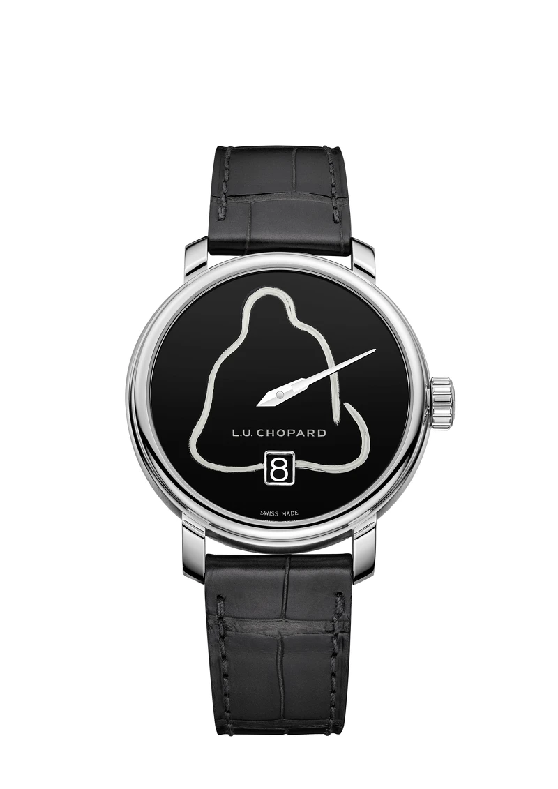 L.U.C Quattro Spirit系列腕錶，大明火琺瑯錶盤飾以「達摩」剪影，全球限量發行8枚，Chopard 