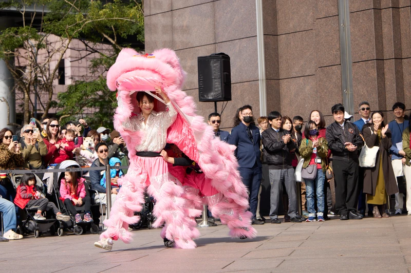 2025初一賈董舞獅賀歲。 2025初一賈董舞獅賀歲。