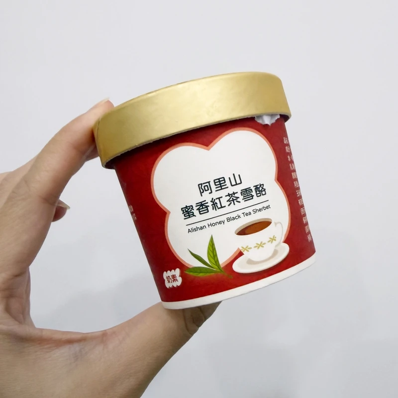 番路鄉農會紅茶雪酪。