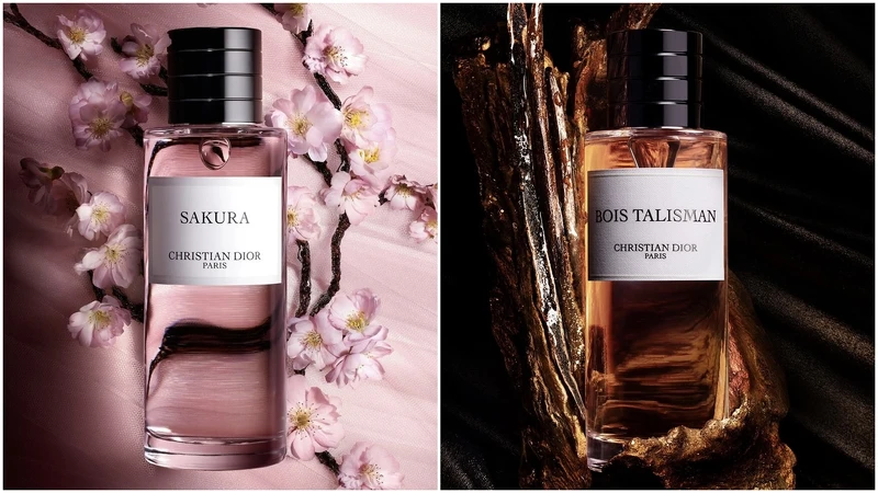 左:迪奥香氛世家 粉红樱花香氛;右:迪奥香氛世家 忘忧圣木香氛 左:迪奥香氛世家 粉红樱花香氛;右:迪奥香氛世家 忘忧圣木香氛