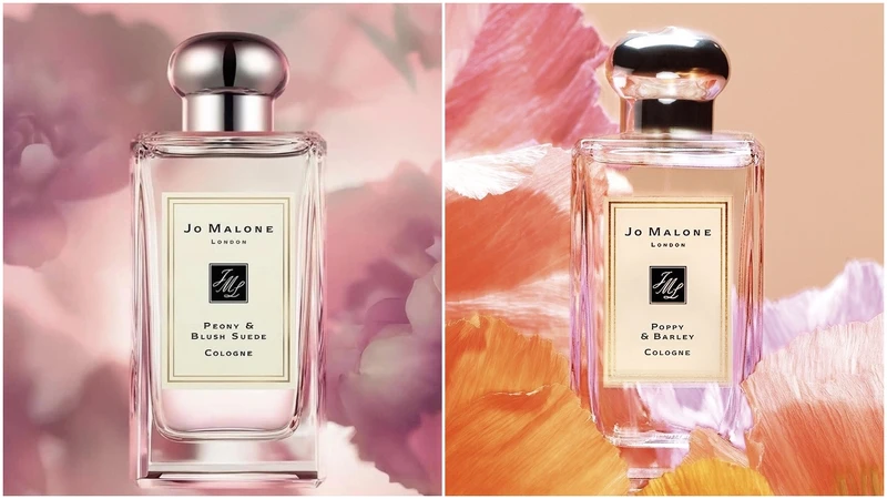 左:Jo Malone London牡丹与胭红麂绒;右:Jo Malone London 罂粟花与大麦 左:Jo Malone London牡丹与胭红麂绒;右:Jo Malone London 罂粟花与大麦