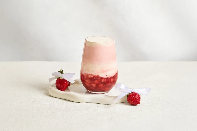 白雪草莓啵啵優格（圖片來源／發發提供）