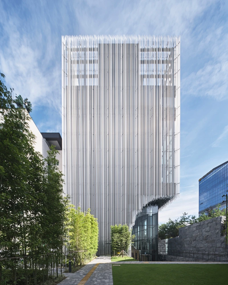 Audeum 的建筑立面。© Audeum Audio Museum, All Rights Reserved. Photo by Namsun Lee Audeum 的建筑立面。© Audeum Audio Museum, All Rights Reserved. Photo by Namsun Lee