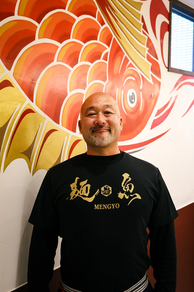 「麵魚」、「滿雞軒」本店創辦人橋本友則（Tomonori Hashimoto）。