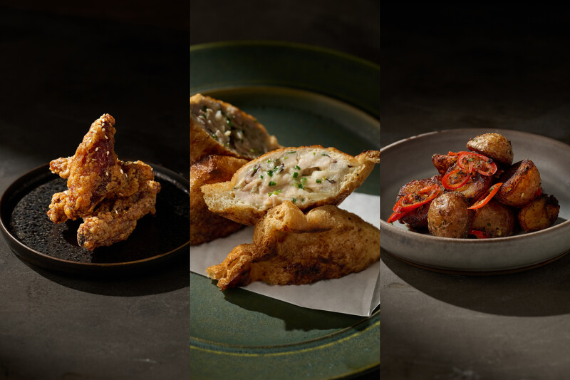 、、三道台湾抢先上市菜色。 、、三道台湾抢先上市菜色。