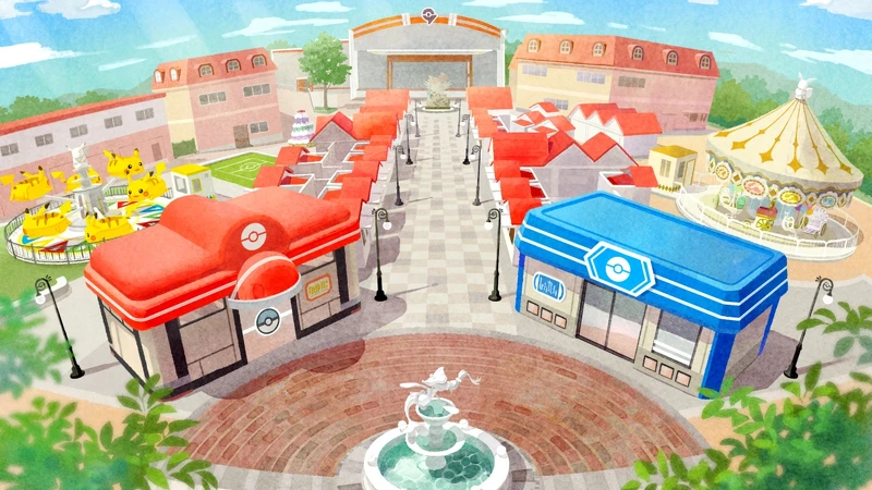 寶可夢樂園Pok&eacute;Park KANTO「草紗鎮」