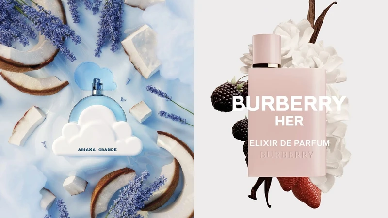 Ariana Grande Cloud ＋Burberry Her Elixir 花與她果漾濃香精 