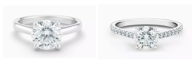 DB Classic系列钻戒。