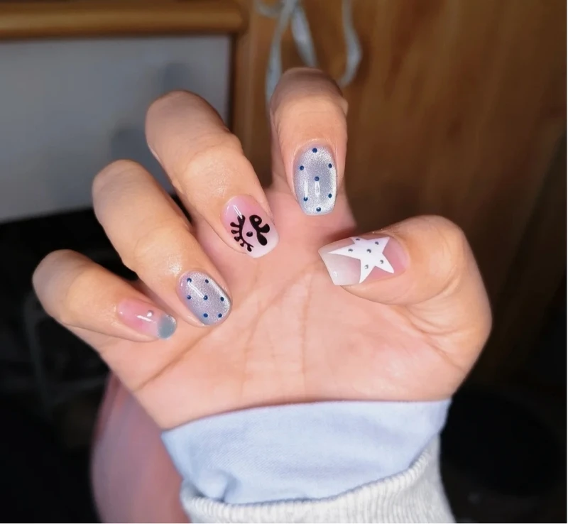 CORTIS應援美甲範本(Photo/小紅書@小羊肖恩)