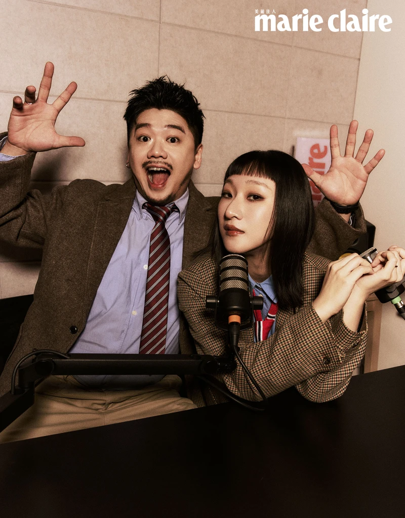 善嵐慶女，（左）廖原慶（左）梁皓嵐