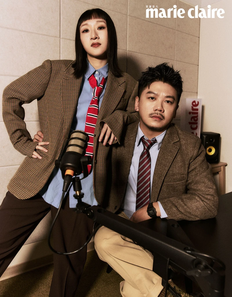 善嵐慶女，（左）梁皓嵐（左）廖原慶