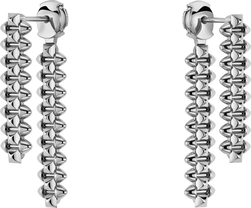 Clash de Cartier 多種配戴方式耳環 白Ｋ金。 建議售價NTD$235,000