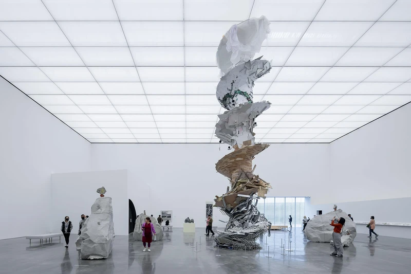 開館首展「萬物的邀約」展覽現場。攝影：Iwan Baan。圖片來源：臺中市立美術館提供