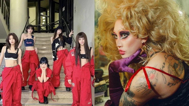 LE SSERAFIM 〈SPAGHETTI〉找來變裝藝術家合作