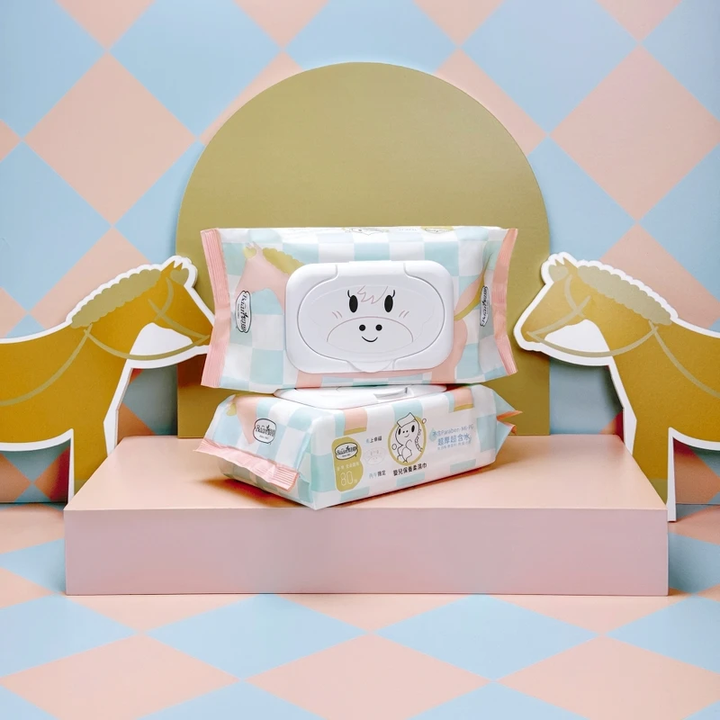 貝恩馬上幸福限定版柔濕巾。 貝恩馬上幸福限定版柔濕巾。