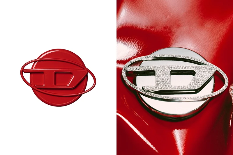 DIESEL + CASETiFY 2026聯名系列Oval D Logo手機支架。