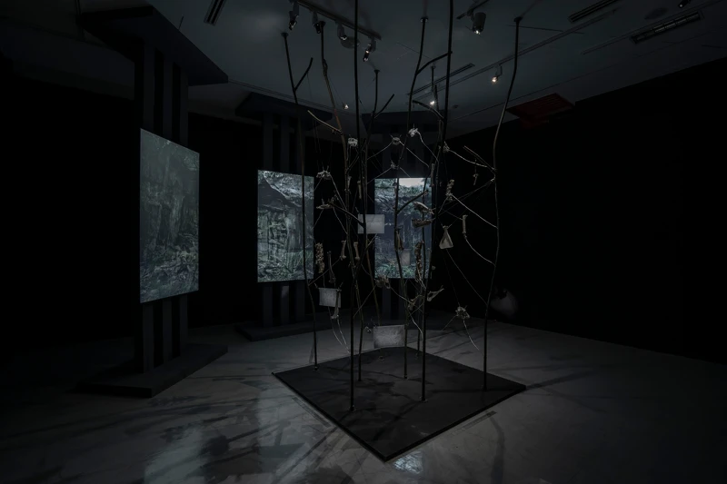 蔡昱廷－離水山：再臨－2025－聲音裝置－尺寸依場地而定（國立臺灣美術館－2025臺灣美術雙年展）