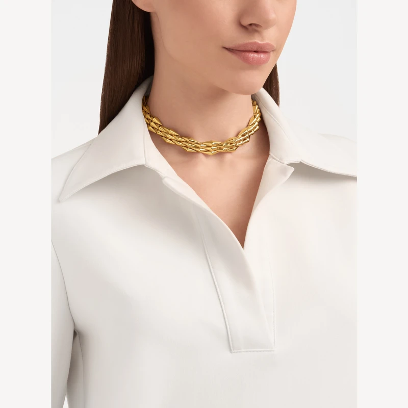 Bvlgari,Eternal Vimini系列黃K金項鍊,黃K金,價格店洽。