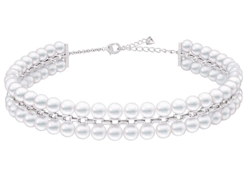 TASAKI,Sequence Diamonds頸鍊,18K金,阿古屋珍珠、鑽石,價格店洽。