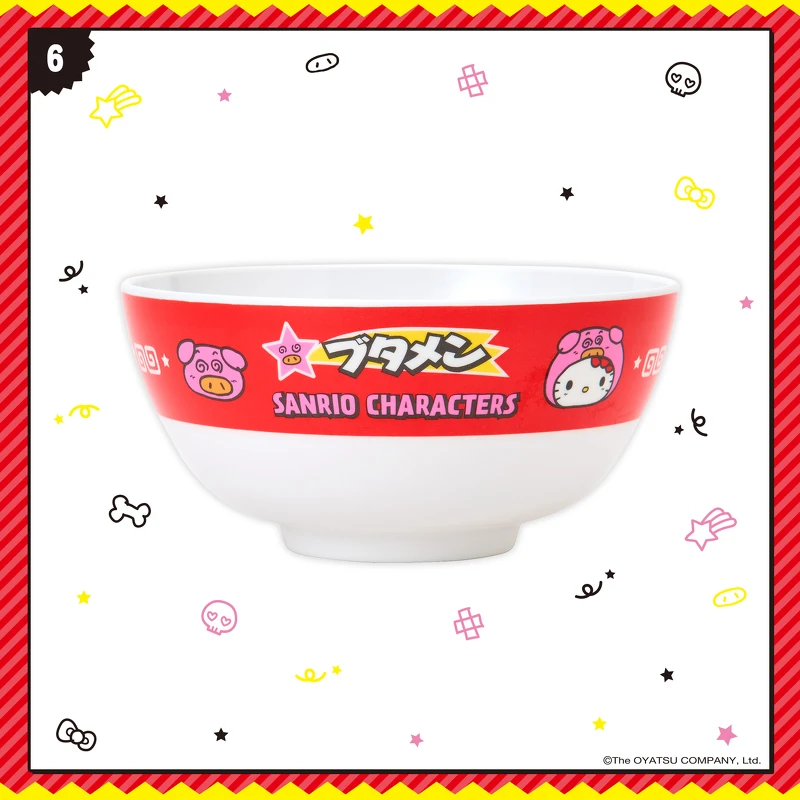 美耐皿迷你碗ブタメン&メラミンミニどんぶり(圖片來源/日本三麗鷗官網) 美耐皿迷你碗ブタメン&メラミンミニどんぶり(圖片來源/日本三麗鷗官網)