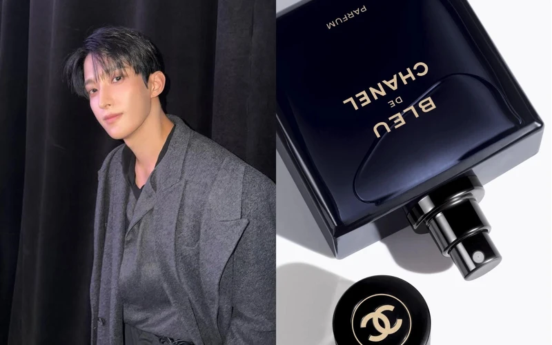 SEVENTEEN DK同款香水 香奈兒藍色男性香精，50ml NT4,250、100ml NT6,000、150ml NT7,150