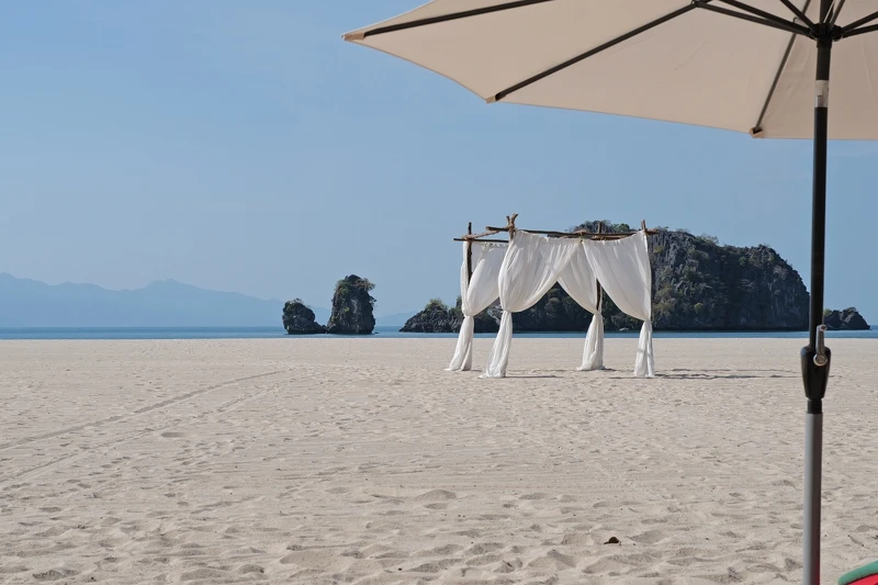 蘭卡威（Langkawi）靜謐的海灘。