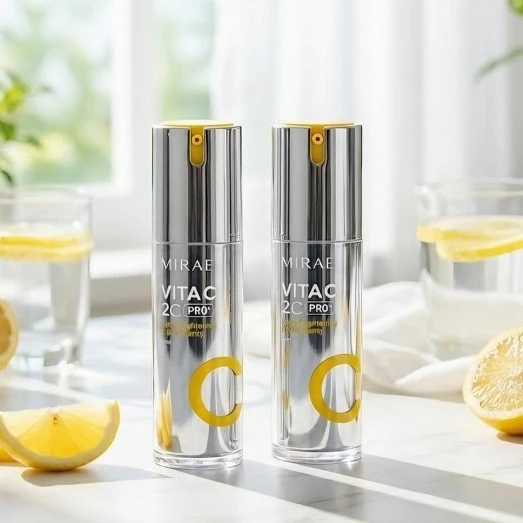 MIRAE未來美PRO+超級2C美白淡斑精華情境圖。