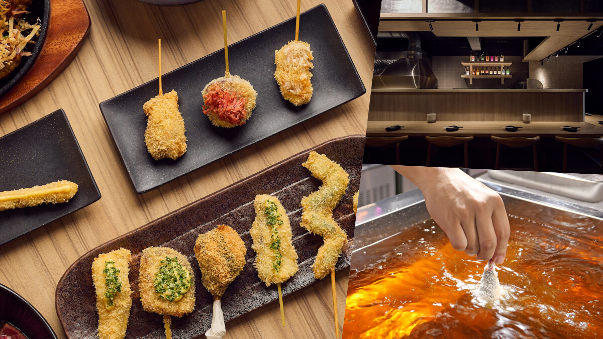 台北東區全新日式居酒屋「夜串坊 KUSHIAGE YORU」,一次吃到「大阪串揚」與「名古屋手羽先」